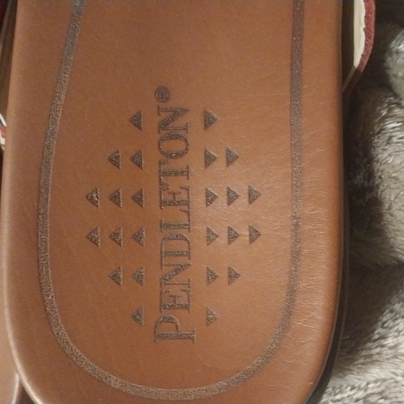 Pendleton Madeira Beach Thong Sandals - Orange/Red Size 7 - Picture 8 of 8